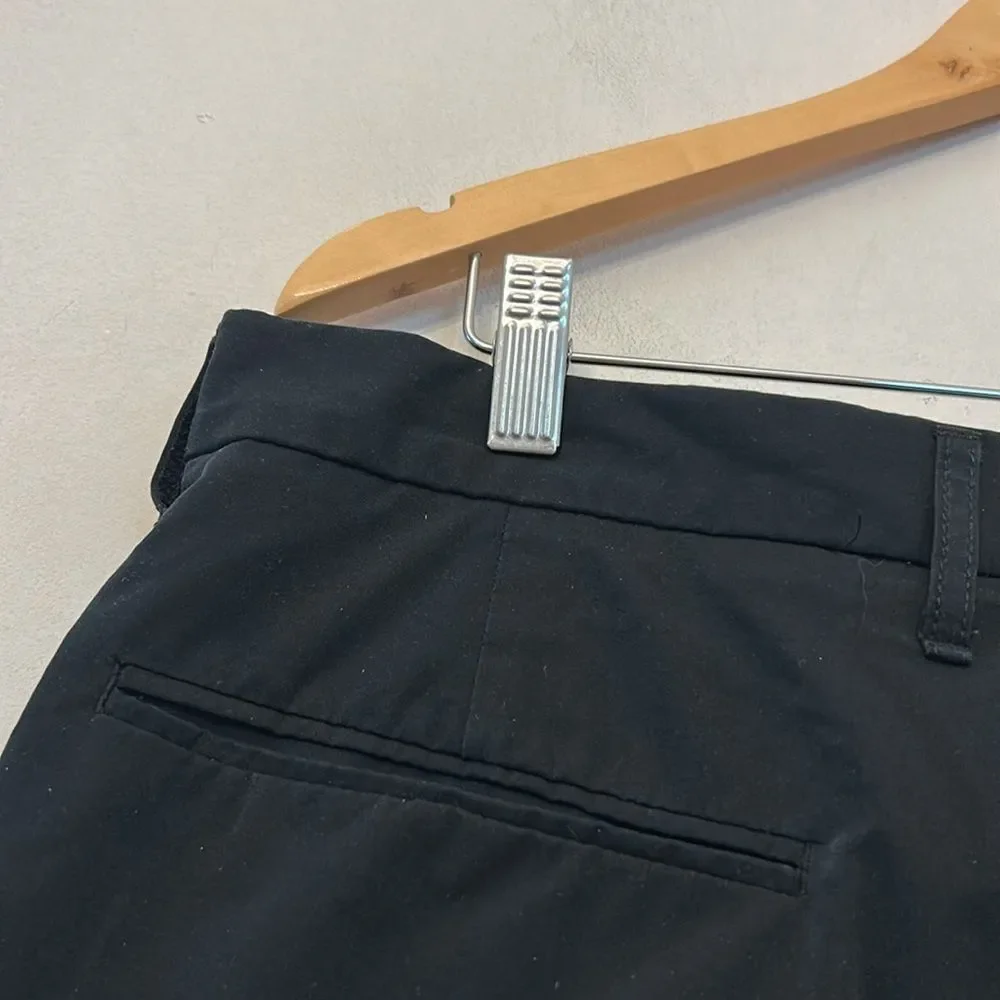 J Crew Thompson Flex black tapered lightweight pants Size W36 L 34 EUC